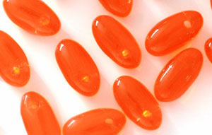 Rizo 6 x 2.5mm : Opal/Orange