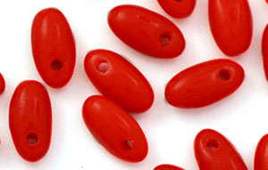 Rizo 6 x 2.5mm : Opaque Red