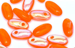 Rizo 6 x 2.5mm : Opal/Orange AB