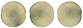 Cushion Round 14mm : Sueded Gold Tanzanite