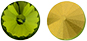 Rivoli 12mm : Olivine