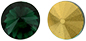 Rivoli 12mm : Emerald