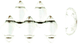 GEMDUO 8 x 5mm Tube 2.5" : Crystal