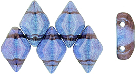 GEMDUO 8 x 5mm : Luster - Transparent Denim Blue