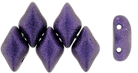 GEMDUO 8 x 5mm Tube 2.5" : Metallic Suede - Purple