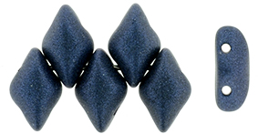 GEMDUO 8 x 5mm Tube 2.5" : Metallic Suede - Dk Blue