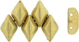 GEMDUO 8 x 5mm : Matte - Metallic Flax