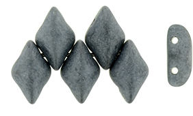 GEMDUO 8 x 5mm : Matte - Hematite