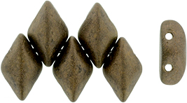 GEMDUO 8 x 5mm : Matte - Dk Bronze