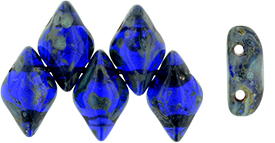 GEMDUO 8 x 5mm : Cobalt - Picasso