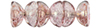 Teacup 4 x 2mm : Luster - Transparent Topaz/Pink