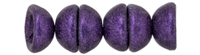 Teacup 4 x 2mm Tube 2.5" : Metallic Suede - Purple