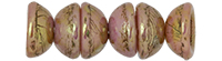Teacup 4 x 2mm Tube 2.5" : Luster - Opaque Rose/Gold Topaz