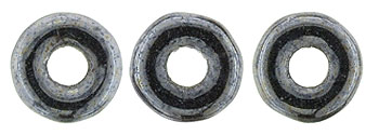 O-Bead 1x4mm Tube 2.5" : Hematite