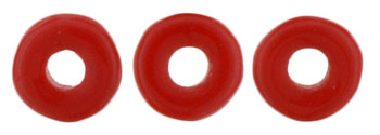 O-Bead 1x4mm Tube 2.5" : Opaque Red