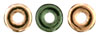 O-Bead 4 x 1mm : Apollo - Emerald