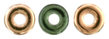 O-Bead 1x4mm Tube 2.5" : Apollo - Emerald