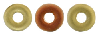 O-Bead 4 x 1mm : Matte - California Gold Rush