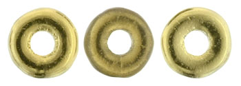 O-Bead 1x4mm Tube Tube 2.5" 2.5" : Transparent - Brass 1/2