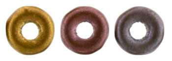 O-Bead 4 x 1mm : Matte - Metallic Bronze Iris