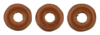 O-Bead 4 x 1mm : Matte - Metallic Antique Copper