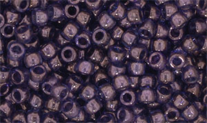 Matubo Seed Bead 7/0 : Luster - Transparent Denim Blue