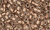 Matubo Seed Bead 7/0 : Crystal - Copper-Lined