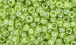 Matubo Seed Bead 7/0 : Luster - Milky Dk Peridot