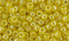 Matubo Seed Bead 7/0 : Luster - Milky Yellow
