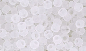 Matubo Seed Bead 7/0 : Matte - Crystal