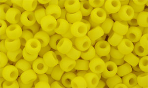 Matubo Seed Bead 7/0 : Matte - Opaque Yellow