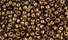 Matubo Seed Bead 8/0 : Luster - Transparent Gold/Smokey Topaz
