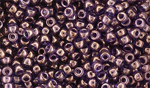 Matubo Seed Bead 8/0 : Luster - Transparent Denim Blue