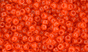 Matubo Seed Bead 8/0 : Milky Grapefruit