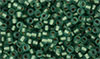 Matubo Seed Bead 8/0 : Matte - Emerald - Bronze Ice-Lined