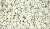 Matubo Seed Bead 8/0 : Luster - Opaque White