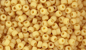 Matubo Seed Bead 8/0 : Matte - Opaque Beige