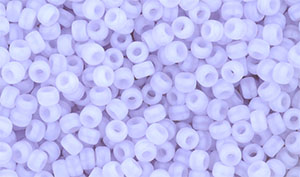Matubo Seed Bead 8/0 : Matte - Milky Lavender
