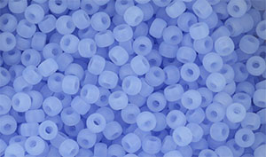 Matubo Seed Bead 8/0 : Matte - Milky Sapphire