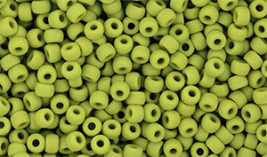 Matubo Seed Bead 8/0 : Matte - Olive