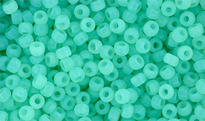 Matubo Seed Bead 8/0 : Matte - Milky Peridot