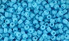Matubo Seed Bead 8/0 : Matte - Opaque Blue Turquoise