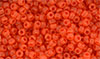 Matubo Seed Bead 8/0 : Matte - Milky Grapefruit