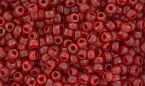 Matubo Seed Bead 8/0 : Matte - Cherry