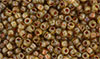 Matubo Seed Bead 8/0 : Crystal - Picasso