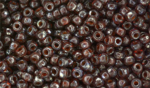 Matubo Seed Bead 8/0 : Hyacinth - Silver Picasso