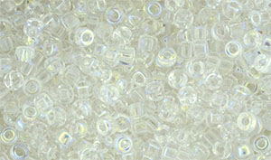 Matubo Seed Bead 8/0 : Crystal AB