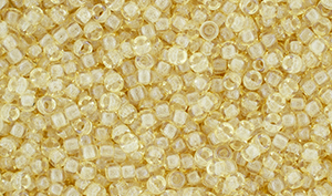Matubo Seed Bead 11/0 Tube 2.5" : Luster - Transparent Champagne