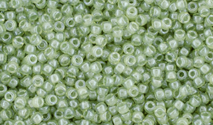 Matubo Seed Bead 11/0 Tube 2.5" : Luster - Prairie Green