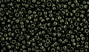 Matubo Seed Bead 11/0 Tube 2.5" : Metallic Green